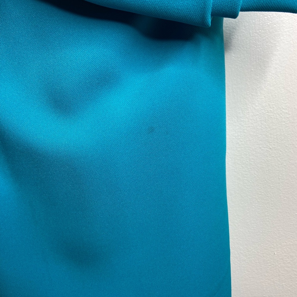 KARLIE Teal Solid Bow Sweetheart Mini Dress - Picture 2 of 6